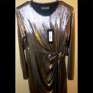 Gabrielle Union Metallic Dress New York & Company